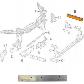 Resim W11713-6101 W117 2013- Ön Panel Braketi Alüminyum Sol W Oem No: 2466280129 
