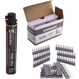 Resim Hofmann Gazlı Tabanca Çivisi 25 mm HGN-C25 / MGP26025 40 gram Gaz ve 1000 Adet Yedek Çivi 2.7 Kalınlık 