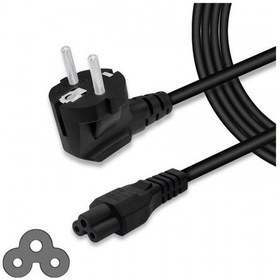 Resim 3x0.75 Yonca Power Kablo Notebook Adaptör Güç Kablosu 3m 