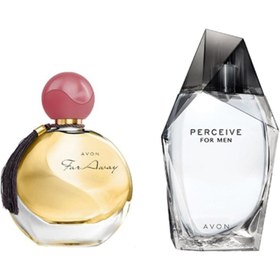 Resim Avon Perceive Edt 100 Ml Erkek + Far Away Edp 50 Ml Kadın 2li Set 