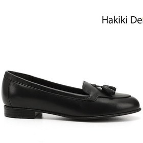 Resim Gönderi R Siyah Püsküllü Hakiki Deri Babet Siyah 