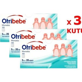 Resim Otribebe Monodoz Deniz Suyu 5 ML 20 Flakon x 3 Kutu 