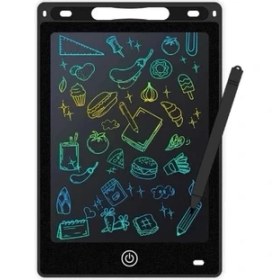 Resim 20 Inc Renkli LCD Grafik Dijital Kalemli Çizim Tableti Yazı Tahta Not Yazma Eğitim Tableti Siyah 