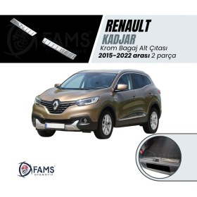 Resim Renault Kadjar 2015-2022 Arası Bagaj Iç Eşik Koruma 2 Prç. P.çelik Parlak 