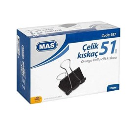 Resim 51 Mm Omega Kıskaç 12li Kutu 937 Şeffaf 