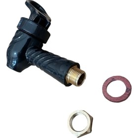 Resim MFS Semaver Musluğu Göstergesiz Elektrikli Semaver Çeşmesi Çaycı ( Erkek - Dıştan Pasolu ) 