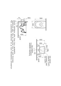 Resim VitrA Metropole Rim-ex Asma Klozet 56 cm Siyah 7672B070-0559 