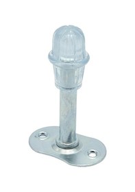 Resim Krom Kapı Vurma Önleyici Stoper Kapı Tutucu Tampon Aparatı 8 Cm 