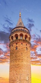 Resim Kapı Giydirme Kapı Sticker Folyosu Galata Kulesi 