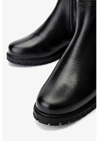 Resim Valmenti Kadın Siyah Floter Casual Çizme 33 2024 Bn Czm Sk24-25 Sıyah Fltr Siyah Deri 