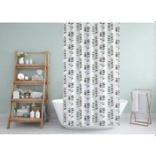 Resim Jackline Duş Perdesi 9510 Model Çift Kanat 2X110X200Cm Çok Renkli 