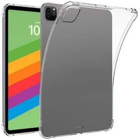 Resim İpad Pro 13 2024 Kılıf Uyumlu Zore Tablet Nitro Anti Shock Silikon Kapak-şeffaf Tablet Kılıfı 