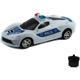 Resim 1:20 Uzaktan Kumandalı Polis Arabası Ful Fonksiyon 