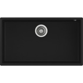 Resim Teka SQUARE 72.40 TG BLACK Tezgahaltı Granit Eviye Siyah 72 cm 115230015 