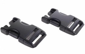 Resim Ortlieb E135 Rack-Pack için Yan Tokalar-Stealth- side-release buckles for Rack-Pack 