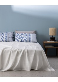 Resim Madame Coco Mathilda King Size Pamuklu Ecocell Düz Pike Takımı - Beyaz 8684427025024 Beyaz 