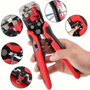 Resim 1-Pack Elektrikçi Özel Otomatik Tel Soyucu, Çok Fonksiyonlu Tel Soyucu Aralığı 24-10AWG/0.2-6 ² Tel Soyucu Kablo Pense, Elektrikçi Kesme Tel / Sarma Tel Kesme Tel Sıkma için Elektrikçi Onarım Hattı, Ev İyileştirme İnşaat Kablo Soyucu Kablo Kesici Soyucu Aleti 