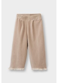 Resim Defacto Kız Bebek Wide Baggy Fit Fitilli Kadife Pantolon G6878a525cwkh38 Haki-kh38 