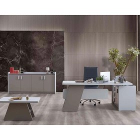 Resim İyena Home Living Etna Mdf Ofis Makam Takımı 