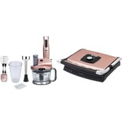 Resim Fakir Taste N Joy 2000 W Tost Makinesi-mr Chef Quadro Rose Blender Seti 2 Li Set 