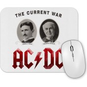 Resim Baskı Dükkanı Ac Dc Tesla ve Edison Mouse Pad 