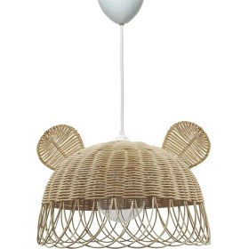 Resim Turkish Belkıs Rattan, Bambu, Hasır Sarkıt Avize Tavşan, Ayı Kulak Çocuk Odası Beyaz Duy 