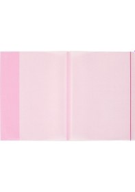 Resim Bigpoint A4 Hazır Defter Kabı 5'Li Paket Şeffaf Kırmızı 