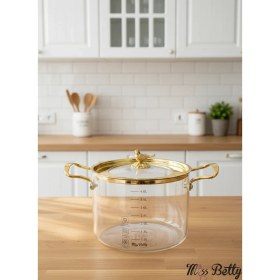 Resim Miss Betty Paradise Cam Tencere 4,5 Lt 