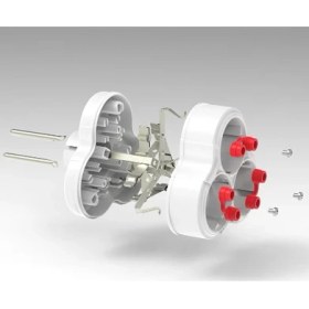 Resim Toptancı Amca Üçlü Topraklı Fişli Priz (Papatya) Çoklayıcı Kablosuz 2 Adet 