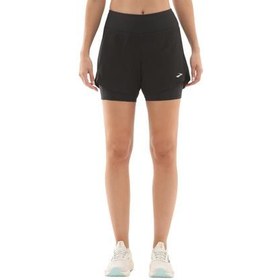 Resim Brooks Chaser 5 2-In-1 Short 2.0 Kadın Şort Ve Kapri Siyah 