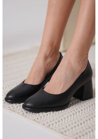 Resim Kocadal Kocadal Candie Siyah Cilt Kadın Stiletto Muhtelif 