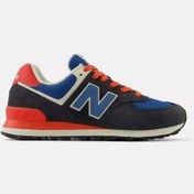 Resim New Balance U574rba Siyah & Mavi & Kırmızı Erkek Günlük Spor Ayakkabı 001 