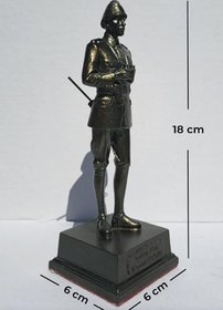 Resim Kurmay Albay Atatürk Heykeli Biblo - Küçük Boy (18 cm) 