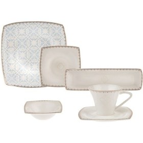 Resim Karaca Fine Pearl Contour 26 Parça 6 Kişilik Kahvaltı Takımı 