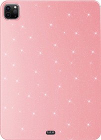 Resim Apple Uyumlu iPad, Pro 11 2020 2.nesil Simli Parlak Görünümlü Zore Tablet Koton Kılıf-gümüş Tablet Kılıfı 