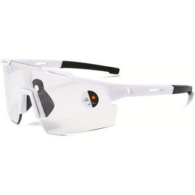 Resim Willowhaven 1 Adet Unisex Yarı Çerçevesiz Fotokromik Bisiklet Gözlüğü C4 Blue Photokromik Hafif Dayanıklı 12+ 