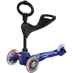 Resim Micro Mini 3in1 Deluxe 3 Tekerlekli Scooter Blue - 1+ Yaş / Mavi 
