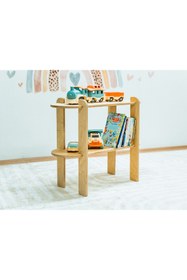 Resim ROOT KİDS Root Kids Ahşap Kitaplık – Çocuk ve Yetişkinler İçin Şık ve Dayanıklı Raf 