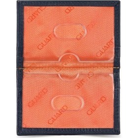 Resim Guard Leather Guard Lacivert Temi Nappa Deri Kartlık Çok Renkli 