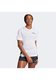 Resim Adidas Terrex Xperior Climacool+ Kadın Beyaz Koşu T-shirtü Jn8140 Beyaz 
