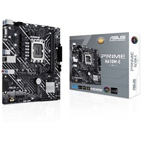 Resim Prime H610M-E-CSM Intel H610 LGA1700 DDR5 5600 DP HDMI VGA Çift M2 USB3.2 Aura RGB Matx Anakart 