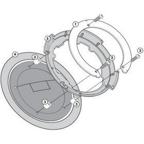 Resim Gıvı Bf08 Depoüstü Çanta Aparatı Ducatı Diğer 