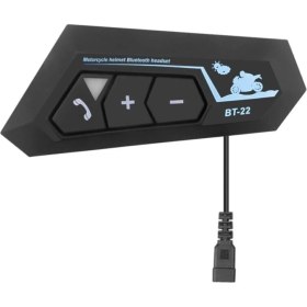 Resim Storr BT22 Motosiklet Intercom Interkom Dinleme ve Konuşma Özellikli Su Geçirmez 