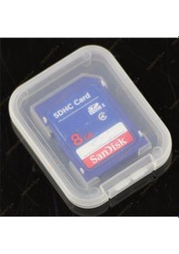 Resim Sd - Mmc - Sdhc Hafıza Kartı Koruma Kutusu Şeffaf 
