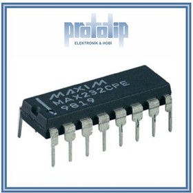 Resim Max232 Seviye Dönüştürücü Entegre 