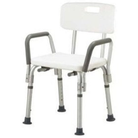 Resim Medikaltec Banyo Taburesi Kollu, Alüminyum Çerçeve 