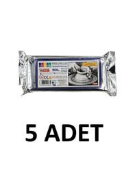 Resim 5 Adet Hava Ile Kuruyan Seramik Kil Hamuru 500 Gr Beyaz Beyaz 