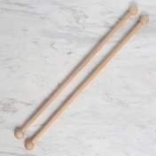 Resim Loren 25 cm 1 Çift Ahşap Çubuk Başlıklı 