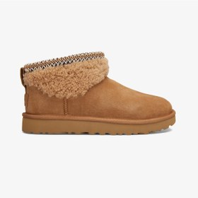 Resim Ugg Classic Ultra Mini Maxi Curly Kadın Kahverengi Bot - 1158263 Kahverengi 