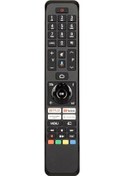 Resim Toshiba Ct-8563 Netflix- Prime Video-google Play Tuşlu Led Tv Kumanda Ses Komutlu 